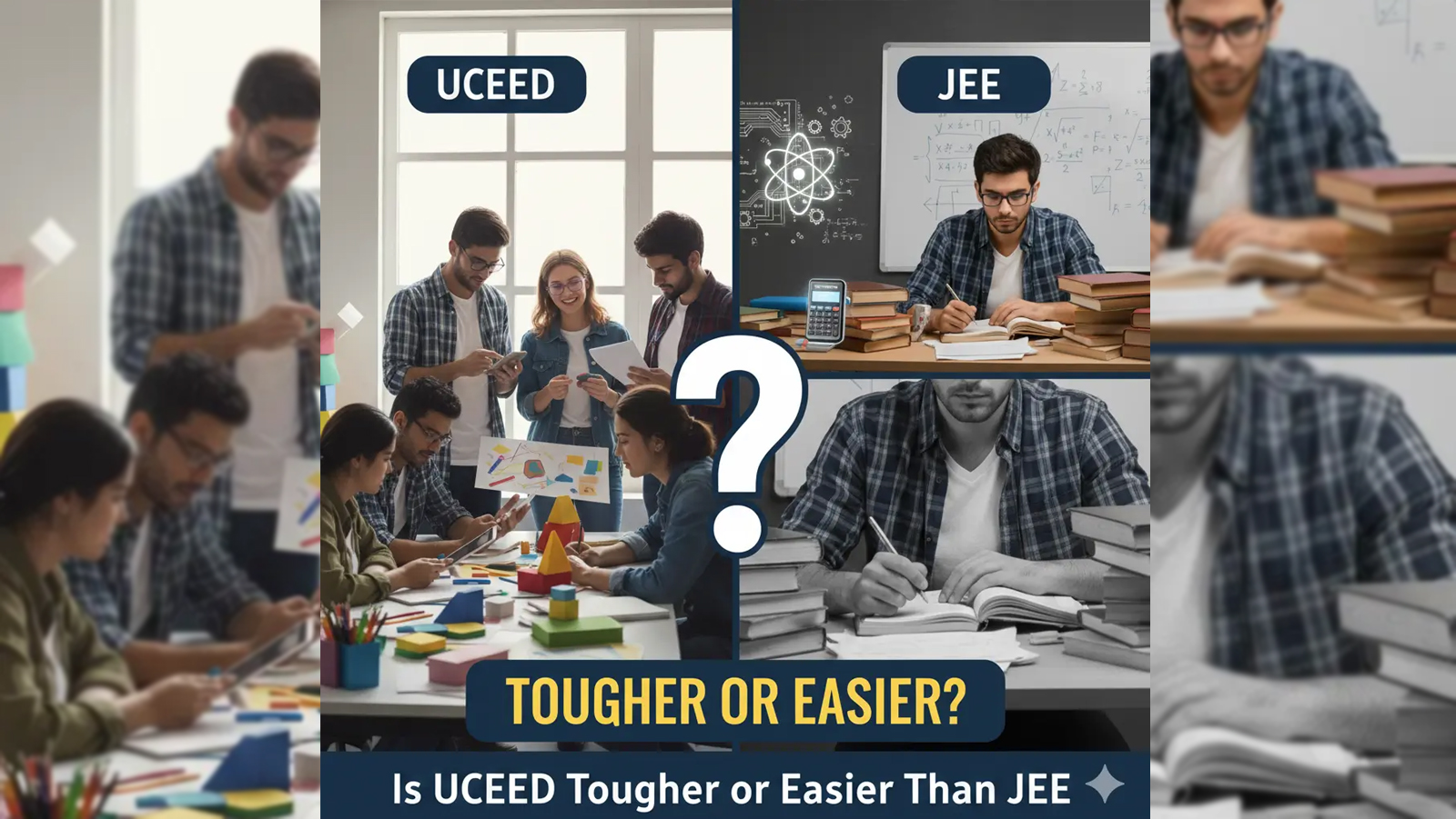 UCEED Tougher Or Easier Than JEE